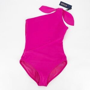 NWT Stylest Dreamsculpt One Shoulder One Piece Swimsuit